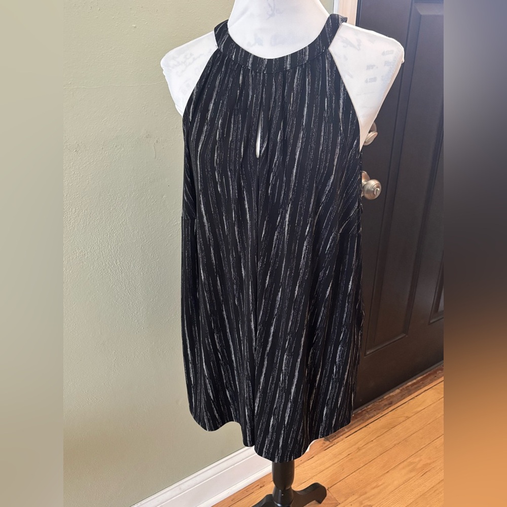 Lane Bryant Black and White Blouse